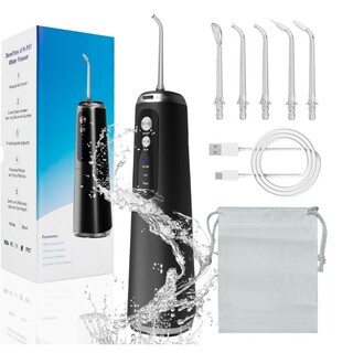 口腔洗浄器 ジェットウォッシャー ウォーターフロス 大容量 4段階調整可能(電動歯ブラシ)