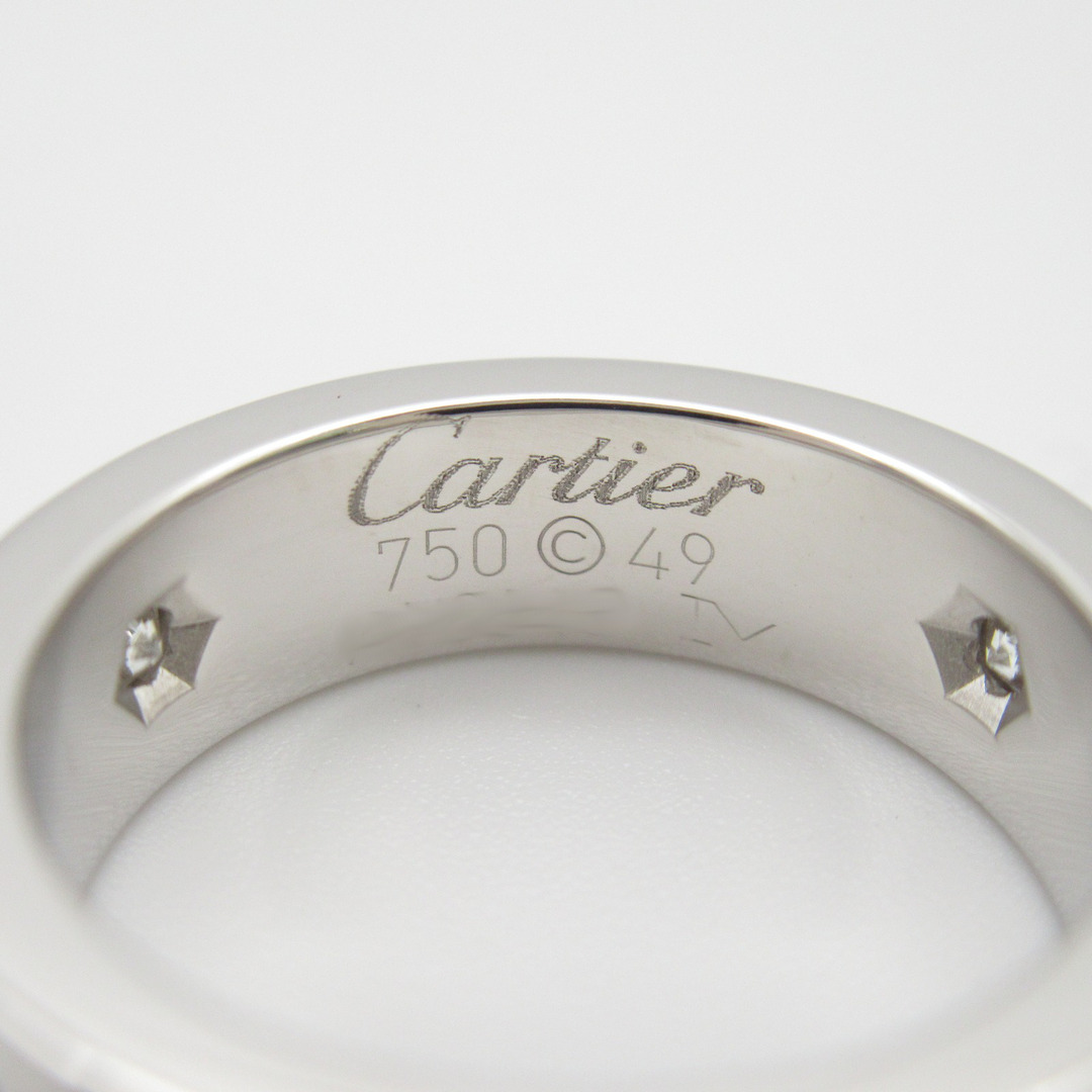 Cartier(カルティエ)のカルティエ ラブ ハーフダイヤ リング リング・指輪 レディースのアクセサリー(リング(指輪))の商品写真