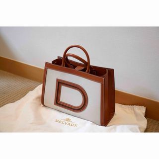 デルヴォー(DELVAUX)のDelvaux フレーム キャンバストートバッグ PM(トートバッグ)