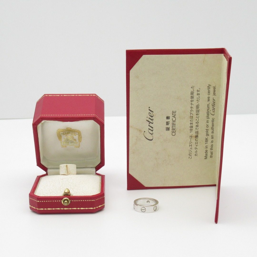 Cartier(カルティエ)のカルティエ ラブ 3Pダイヤ リング リング・指輪 レディースのアクセサリー(リング(指輪))の商品写真