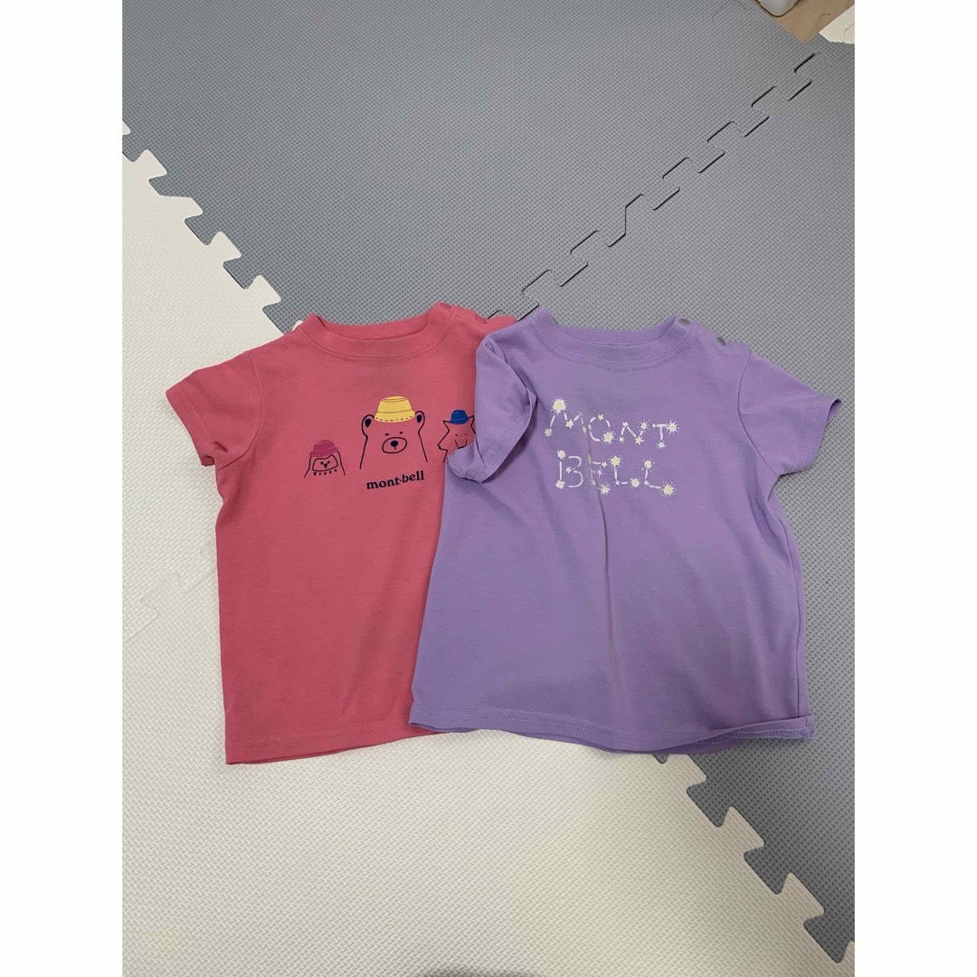 mont bell(モンベル)のモンベル　Tシャツ2枚セット キッズ/ベビー/マタニティのベビー服(~85cm)(Ｔシャツ)の商品写真