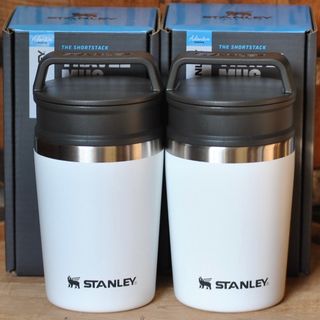 スタンレー(Stanley)のスタンレーSTANLEY真空マグ0.23Lホワイト2点セット正規品  アウトドア(食器)