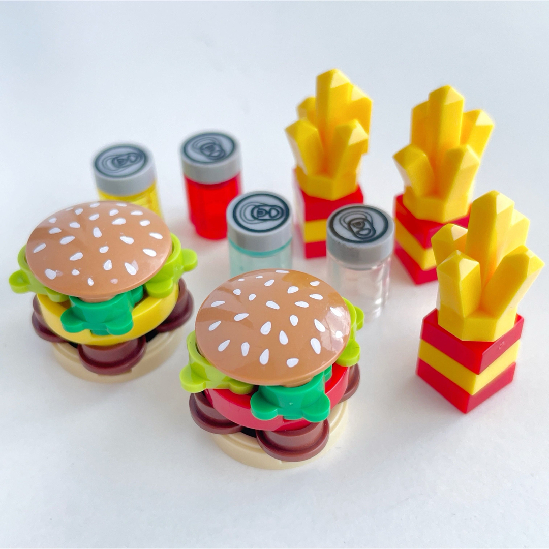 レゴ 互換 ハンバーガー セットA キッズ/ベビー/マタニティのおもちゃ(知育玩具)の商品写真