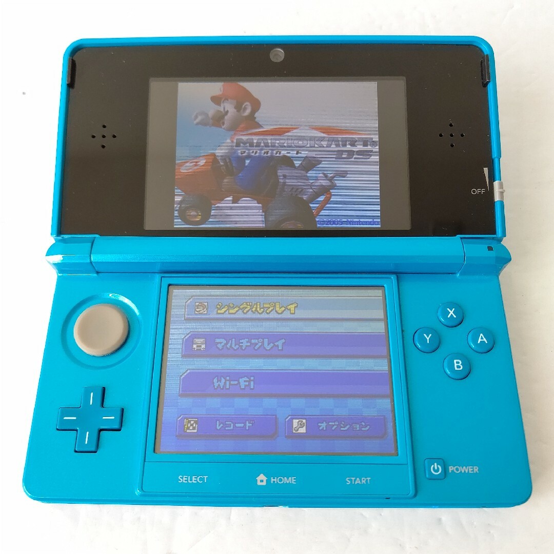 Nintendo　ニンテンドー3DS ライトブルー　画面極美品　任天堂　ゲーム機