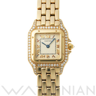 カルティエ(Cartier)の中古 カルティエ CARTIER WF3072B9 シャンパン /イエローゴールド レディース 腕時計(腕時計)