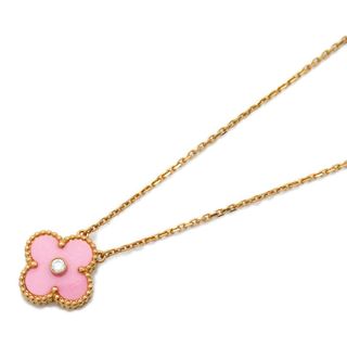 ヴァンクリーフアンドアーペル(Van Cleef & Arpels)のヴァンクリーフ＆アーペル ヴィンテージアルハンブラ 1Pダイヤ ネックレス ネックレス(ネックレス)