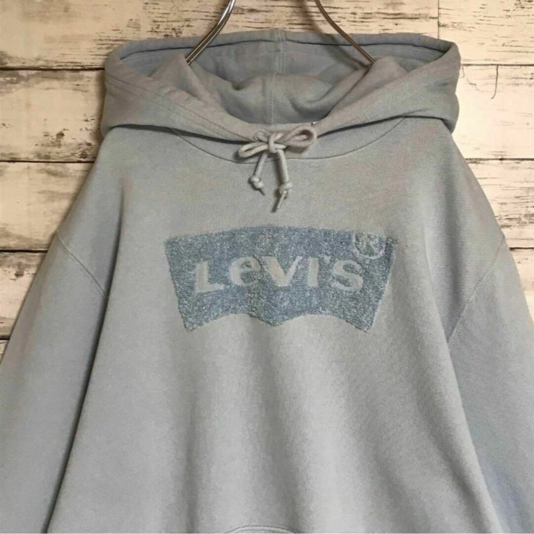 Levi's(リーバイス)の【希少カラー】リーバイス　ビックロゴパーカー　希少パイル地ロゴ　F804R メンズのトップス(パーカー)の商品写真