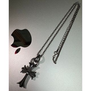 クロムハーツ(Chrome Hearts)のクロムハーツ クロスペンダントスモール with ベイル ネックレス(ネックレス)