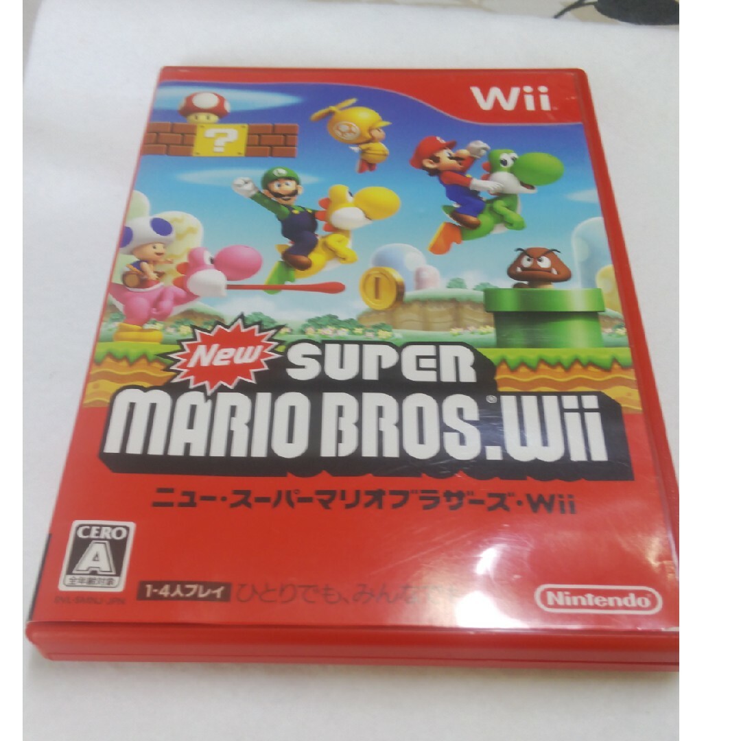 Wii(ウィー)のwiiスーパーマリオブラザーズ エンタメ/ホビーのゲームソフト/ゲーム機本体(家庭用ゲームソフト)の商品写真