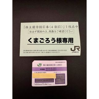 ジェイアール(JR)のJR東日本　株主優待割引券(その他)