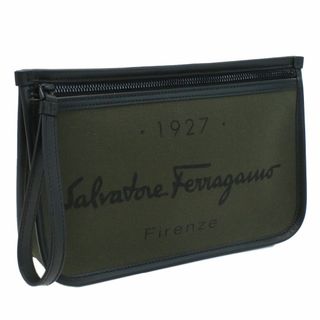 Ferragamo - 【新品 未使用】フェラガモ クラッチバッグ 24-0971 グリーン系