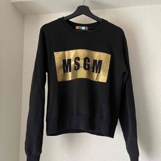 MSGM ブランドロゴ入り　スウェット　トレーナー　イタリア製　Sサイズ