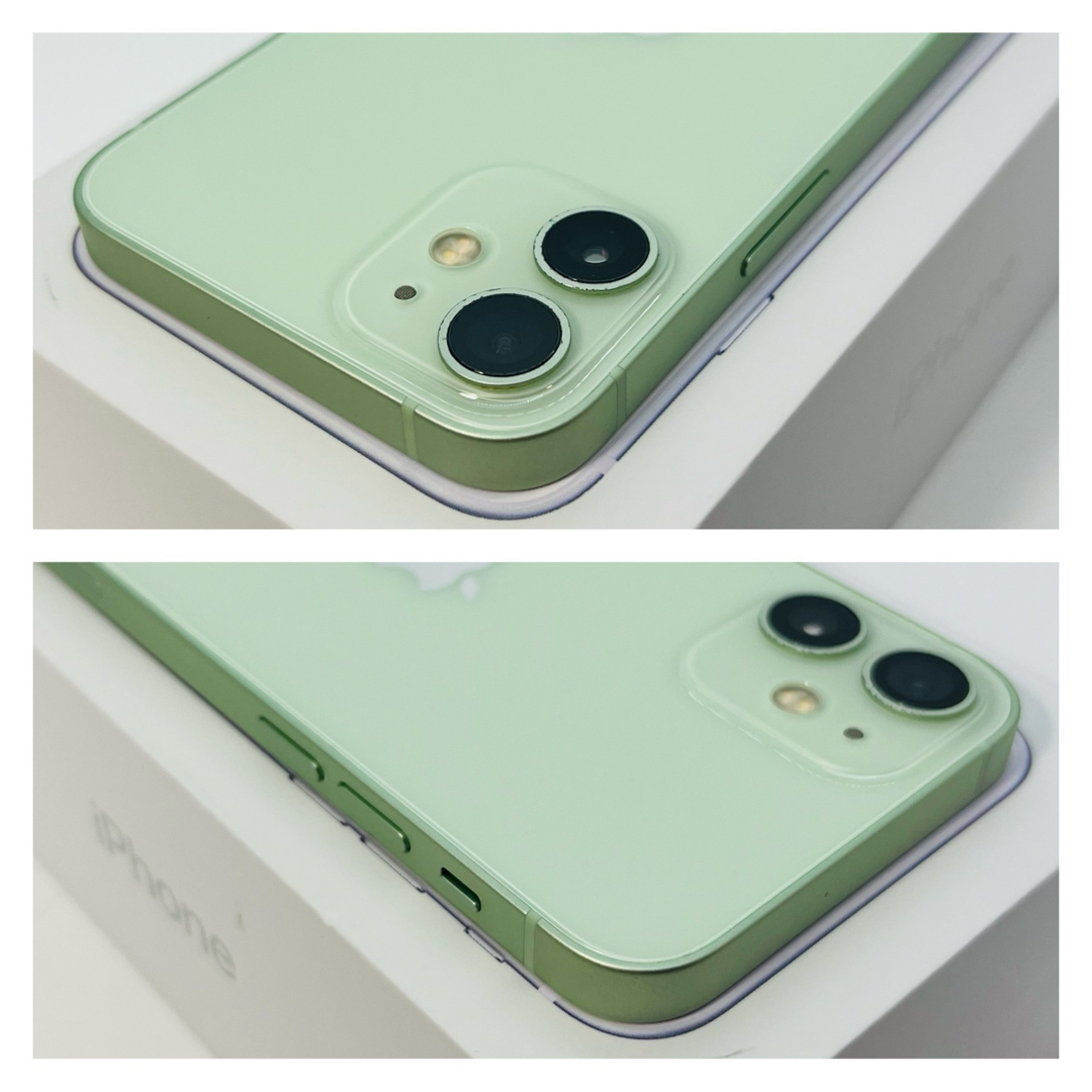 iPhone(アイフォーン)のA 新品電池　iPhone 12 mini グリーン 256 GB SIMフリー スマホ/家電/カメラのスマートフォン/携帯電話(スマートフォン本体)の商品写真