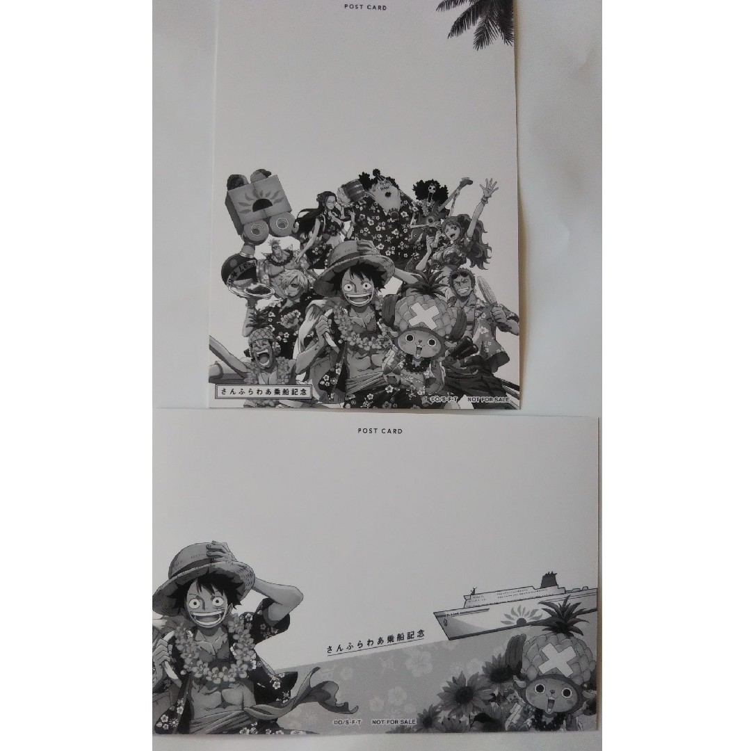 ONE PIECE(ワンピース)のONE PIECE × 三井フェリー  ポストカード 絵はがき 12枚 未使用 エンタメ/ホビーのアニメグッズ(その他)の商品写真