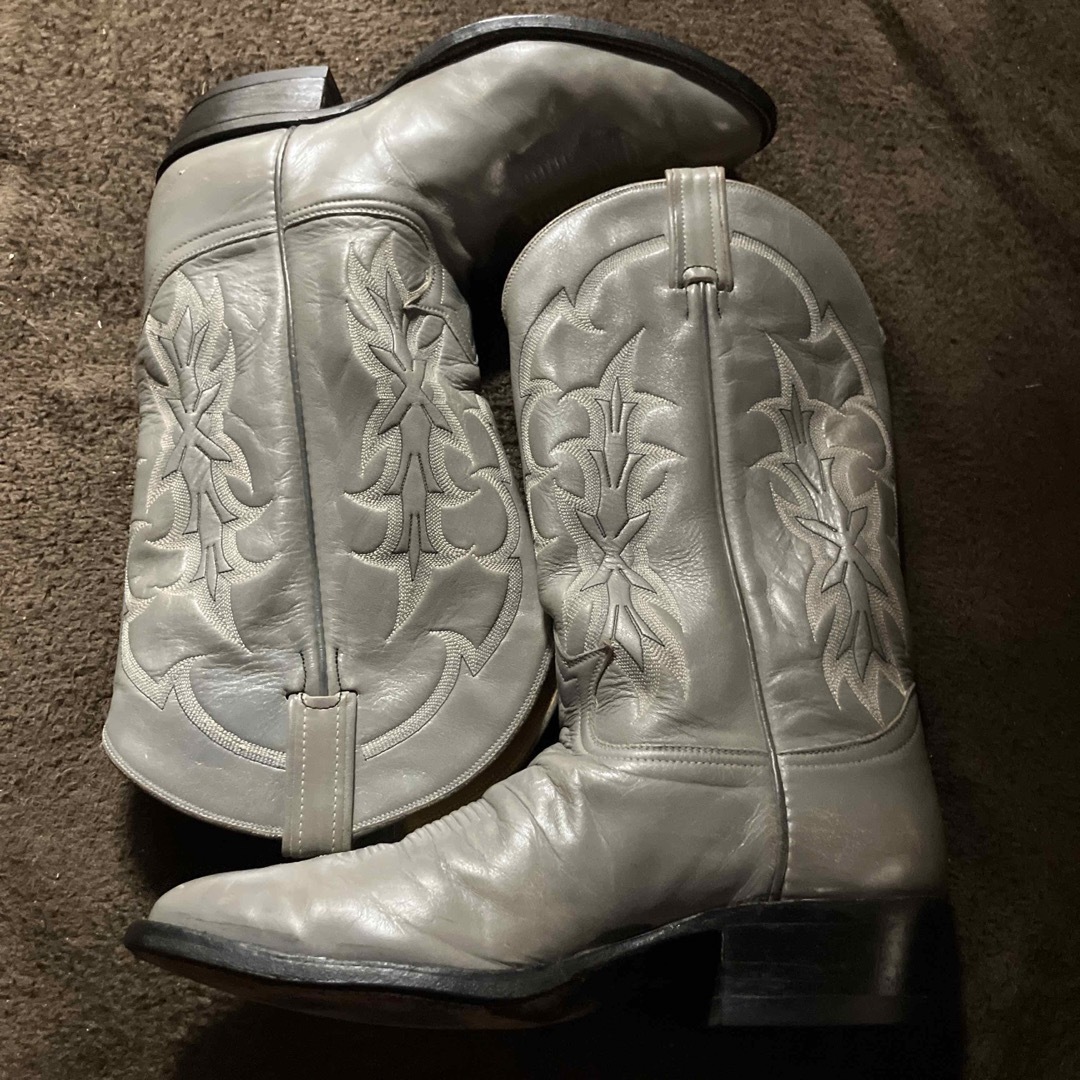 Tony Lama - vintage Tony lama ウエスタンブーツ グレーの通販 Tony Lama - vintage Tony lama ウエスタンブーツ グレーの通販