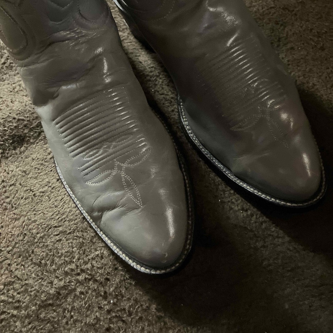 Tony Lama(トニーラマ)のvintage Tony lama ウエスタンブーツ　グレー メンズの靴/シューズ(ブーツ)の商品写真