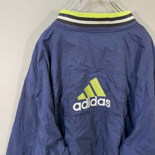 90'sﾃﾞｻﾝﾄ製adidasﾅｲﾛﾝﾌﾟﾙｵｰﾊﾞｰ39s90