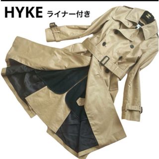 HYKE BAND COLLAR LONG SHIRT バンドカラーロングシャツトップス