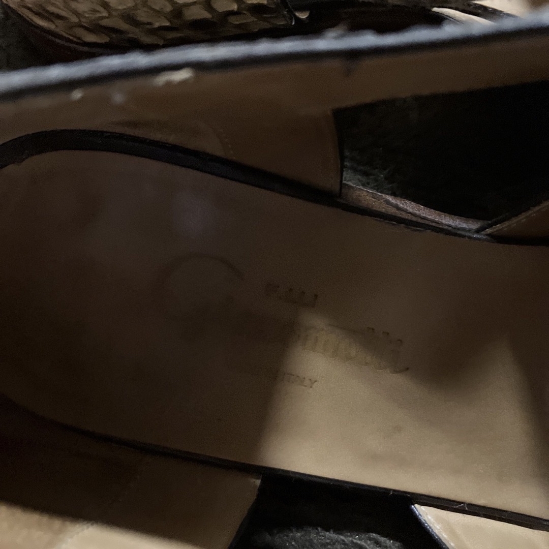 Giacometti(ジャコメッティ)の箱付き　希少ジャコメッティ　パイソン　グルカサンダル メンズの靴/シューズ(サンダル)の商品写真