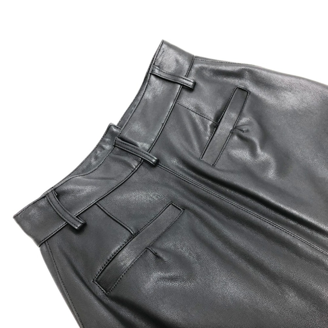 LE CIEL BLEU(ルシェルブルー)のルシェルブルー LE CIEL BLEU ロングスカート 21A67626 レザースカート スカート 合皮 ブラック 未使用 レディースのスカート(ひざ丈スカート)の商品写真