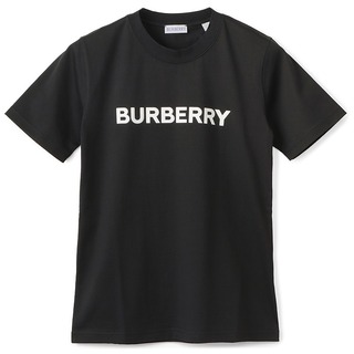 バーバリー(BURBERRY)のバーバリー BURBERRY Tシャツ ロゴ コットンシャツ ショートスリーブ 半袖シャツ ブラック 2024年春夏新作 8080324(Tシャツ(半袖/袖なし))
