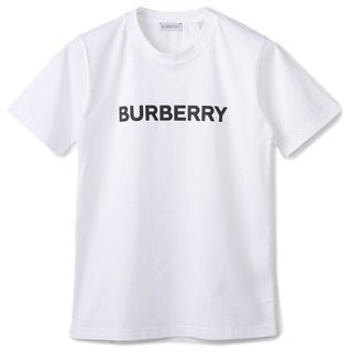 バーバリー(BURBERRY)のバーバリー BURBERRY Tシャツ ロゴ コットンシャツ ショートスリーブ 半袖シャツ ホワイト 2024年春夏新作 8080325(Tシャツ(半袖/袖なし))