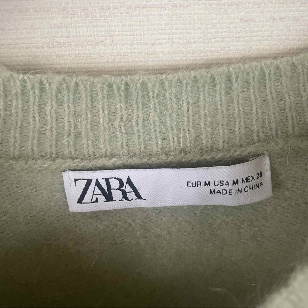 ZARA(ザラ)のZARA ザラ　フリルニット レディースのトップス(ニット/セーター)の商品写真