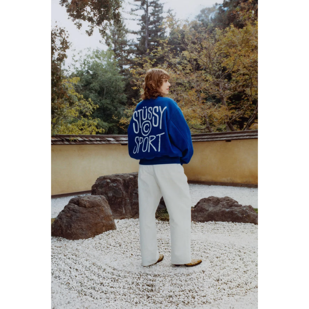 STUSSY - STUSSY SPORT MELTON VARSITY JACKET Mの通販 by wes STUSSY - STUSSY SPORT MELTON VARSITY JACKET Mの通販 by wes
