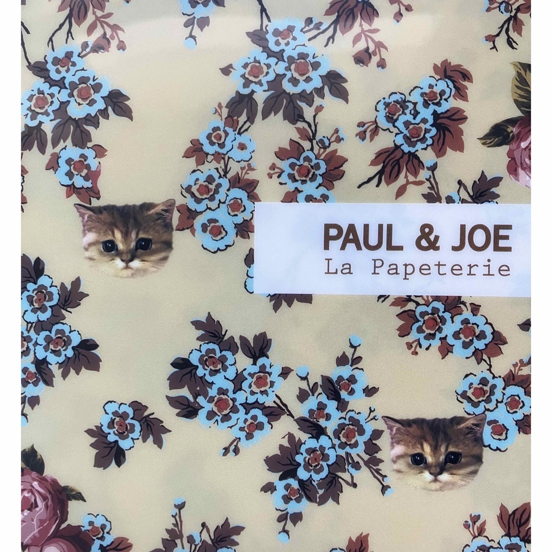 PAUL & JOE(ポールアンドジョー)のＰＡＵＬ&ＪＯＥ　クリアファイル インテリア/住まい/日用品の文房具(ファイル/バインダー)の商品写真