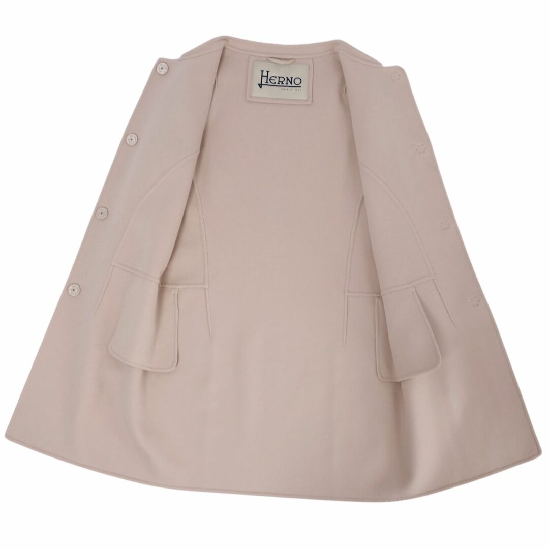 HERNO - 美品 ヘルノ HERNO コート ロングコート ノーカラー HERNO - 美品 ヘルノ HERNO コート ロングコート ノーカラー
