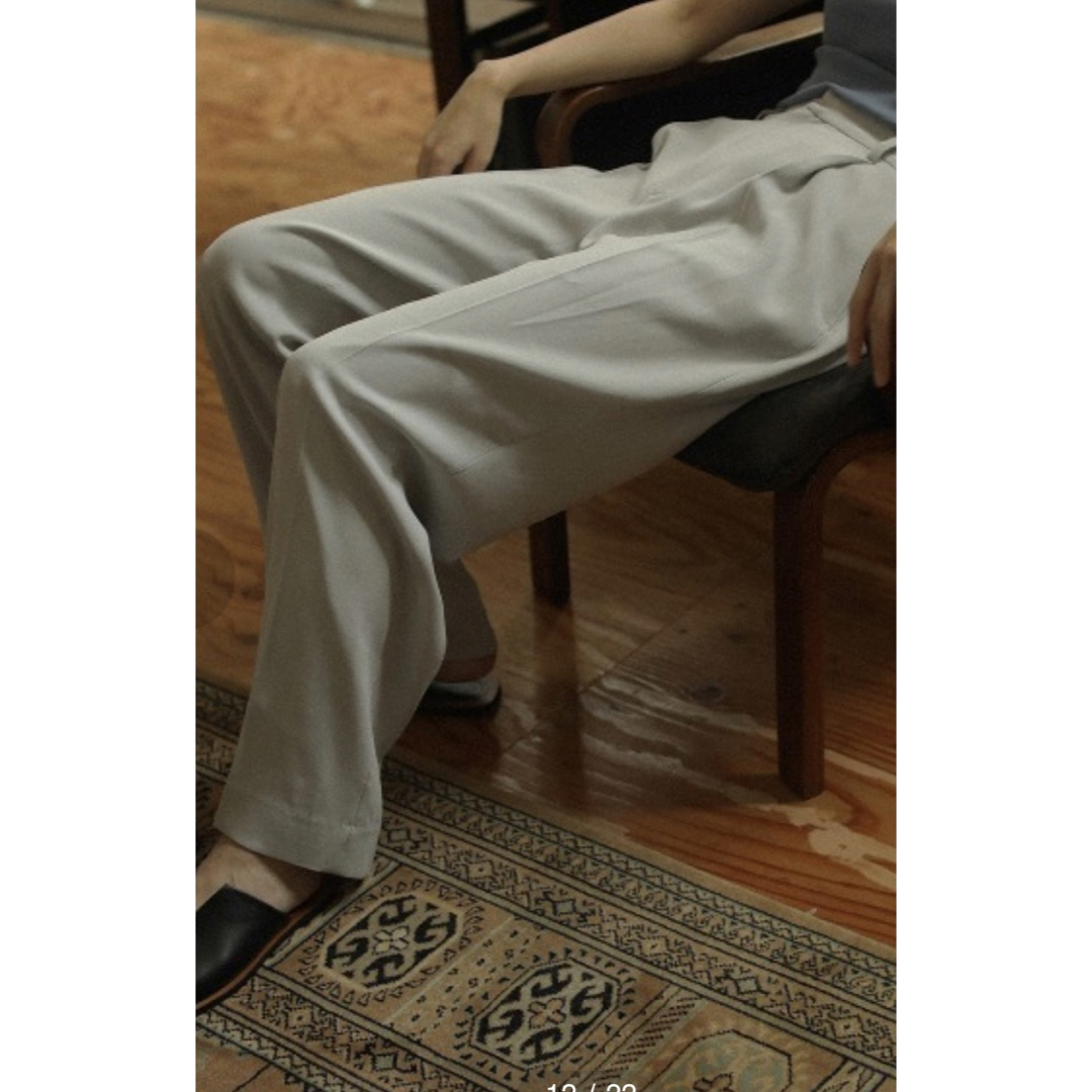 TODAYFUL(トゥデイフル)の"Georgette Rough Trousers"ジョーゼットラフトラウザー レディースのパンツ(カジュアルパンツ)の商品写真