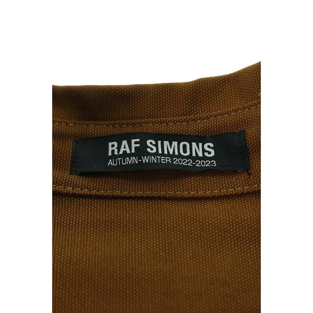 RAF SIMONS(ラフシモンズ)のラフシモンズ  22AW  222-M244 Rバックピンオーバーサイズバイカラーデニムジャケット メンズ XS メンズのジャケット/アウター(Gジャン/デニムジャケット)の商品写真