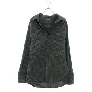 バレンシアガ(Balenciaga)のバレンシアガ  665150 TKM34 オーバーサイズチェック長袖シャツ メンズ XXS(シャツ)