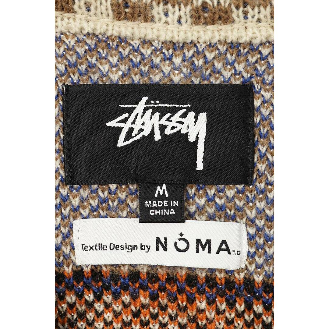 STUSSY(ステューシー)のステューシー  23SS  NOMA JACQUARD KNIT CREW ジャガード チェックニット メンズ M メンズのトップス(ニット/セーター)の商品写真