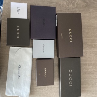 グッチ(Gucci)のGUCCI、PRADA、DIORの空き箱(ショップ袋)