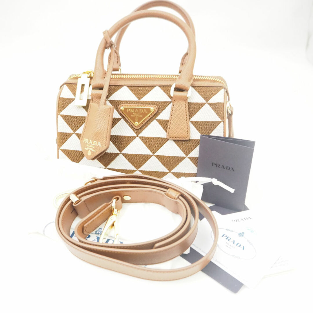 PRADA - 美品 PRADA プラダ シンボル エンブロイダリー PRADA - 美品 PRADA プラダ シンボル エンブロイダリー
