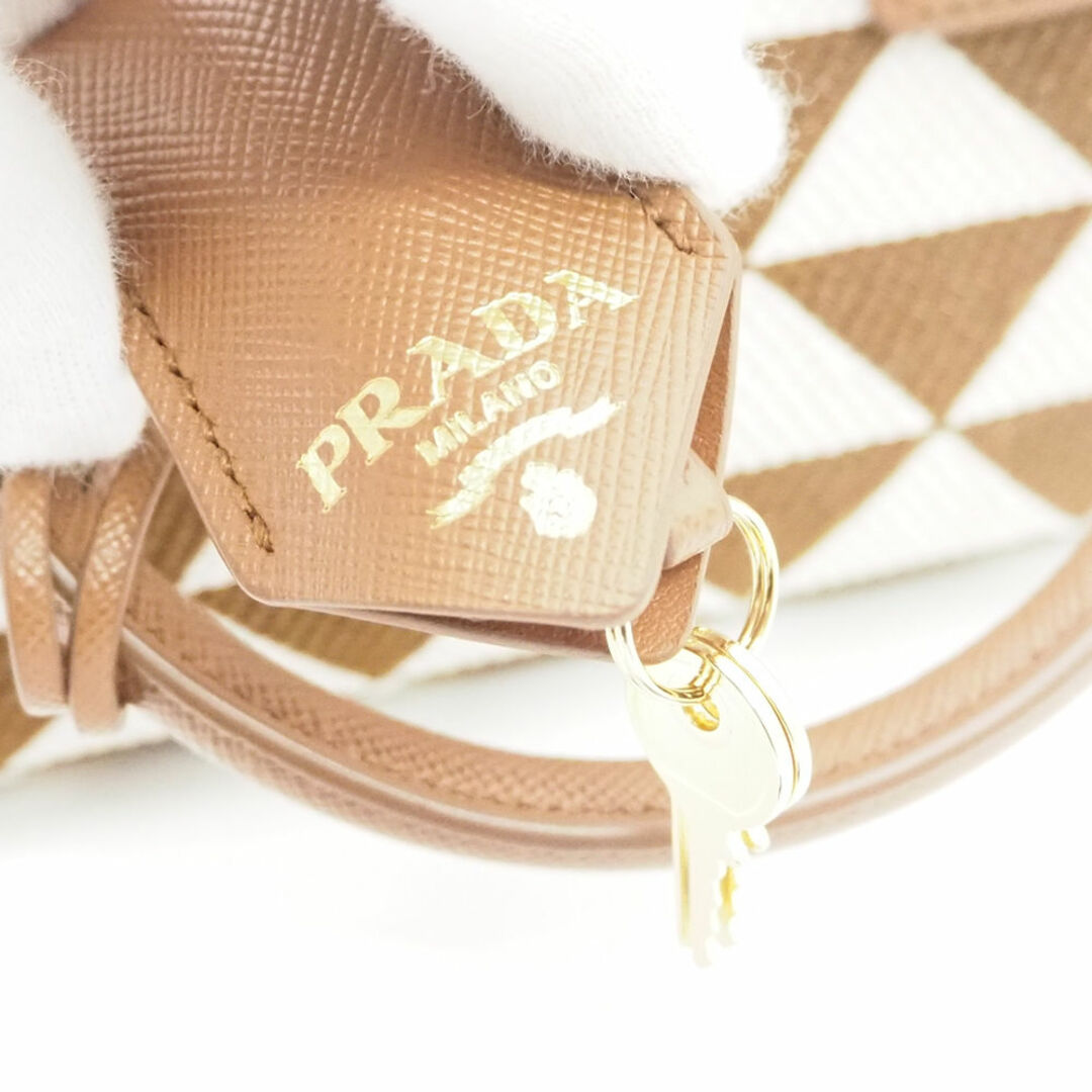 PRADA - 美品 PRADA プラダ シンボル エンブロイダリー PRADA - 美品 PRADA プラダ シンボル エンブロイダリー
