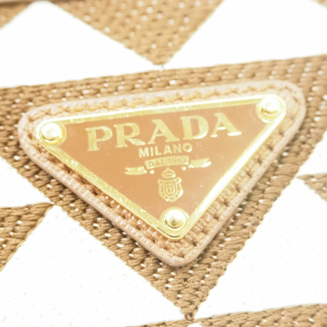PRADA - 美品 PRADA プラダ シンボル エンブロイダリー PRADA - 美品 PRADA プラダ シンボル エンブロイダリー