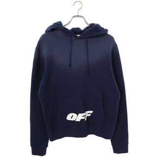 オフホワイト(OFF-WHITE)のオフホワイト  18AW  OMBB034E18192003 OFFプリントヴィンテージ加工プルオーバーパーカー メンズ S(パーカー)