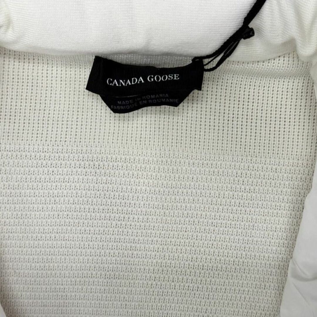 CANADA GOOSE(カナダグース)のカナダグース/CANADA GOOSE/レディース/Hybridge Knit Jacket/ハイブリッドニットジャケット/ウール×ナイロン/中地ダウン×フェザー/Blanc(白)/ #S/P / 165/88A /6830LB1【SA7628】 レディースのジャケット/アウター(その他)の商品写真