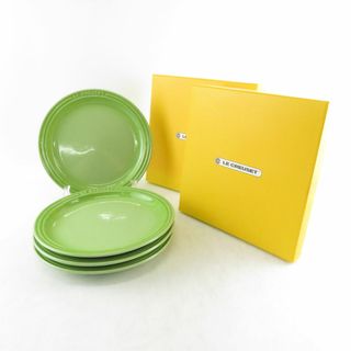 ルクルーゼ(LE CREUSET)の未使用 Le Creuset ルクルーゼ 中皿 4枚 セット ラウンドプレート 19cm SM1655B3 (食器)