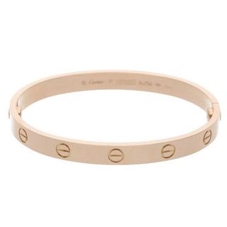 カルティエ(Cartier)のカルティエ  LOVE BRACELET/ラブブレス K18PGラブブレスレット メンズ 17(ブレスレット)