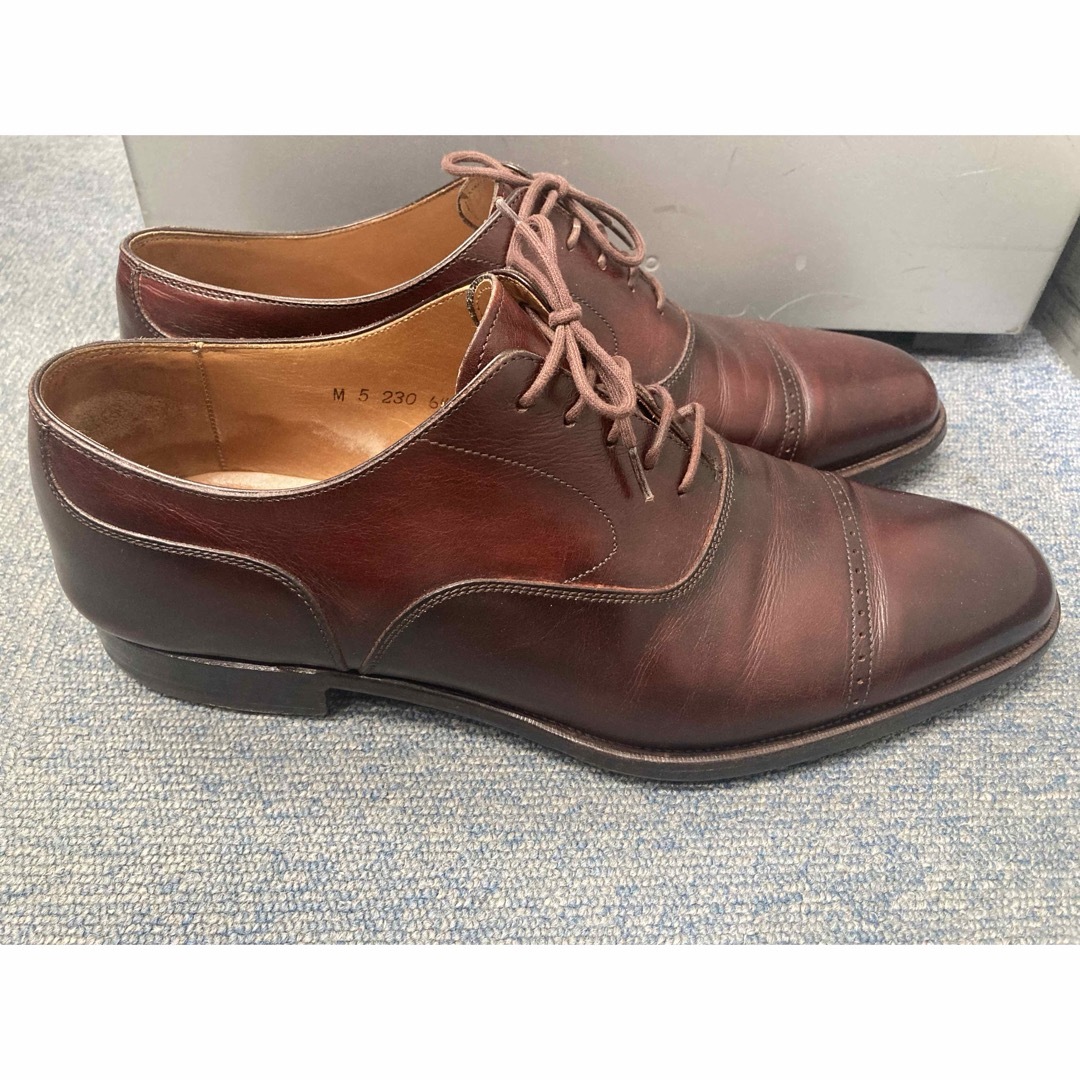 OTSUKA SHOE(オーツカ)の大塚製靴 OTSUKA M-5 内羽根 M5-230バーガンディ 26.5cm メンズの靴/シューズ(ドレス/ビジネス)の商品写真