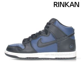 ナイキ(NIKE)のナイキ ×フラグメントデザイン fragment design  DUNK HI /F CITY PACK MIDNIGHT NAVY DJ0383-400 ダンクハイミッドナイトネイビースニーカー メンズ 26.5cm(スニーカー)