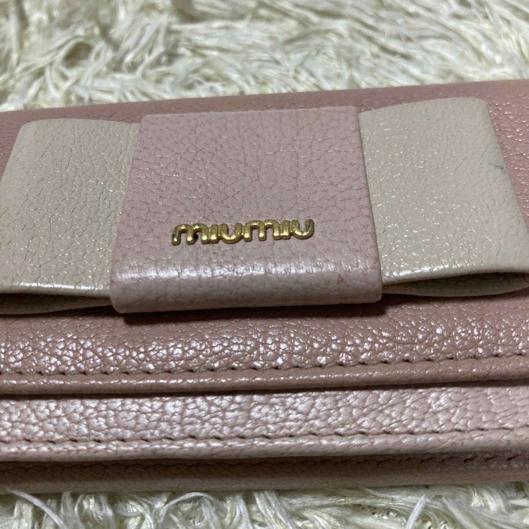 miumiu(ミュウミュウ)の＊高級品＊ MIUMIU ミュウミュウ カードケース 定期入れ 名刺入れ レディースのファッション小物(パスケース/IDカードホルダー)の商品写真