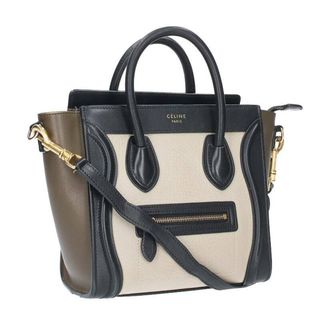 セリーヌ(celine)のセリーヌ  ラゲージナノ レザー2WAYショルダーハンドバッグ レディース(ショルダーバッグ)