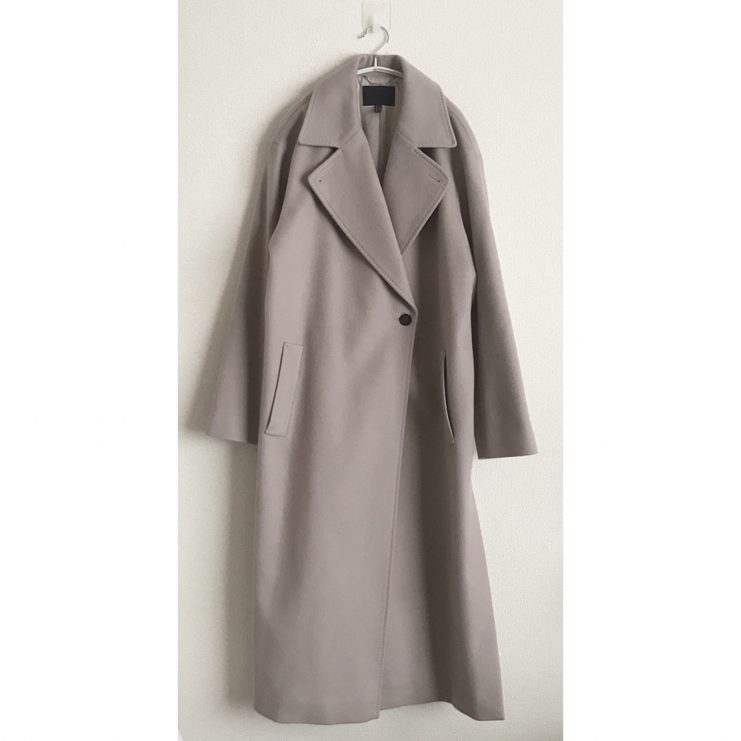 ICB(アイシービー)のICB カシミヤ100% コート　ピンク レディースのジャケット/アウター(ロングコート)の商品写真