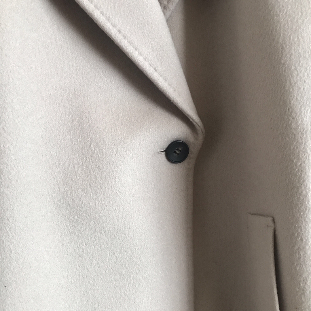 ICB(アイシービー)のICB カシミヤ100% コート　ピンク レディースのジャケット/アウター(ロングコート)の商品写真