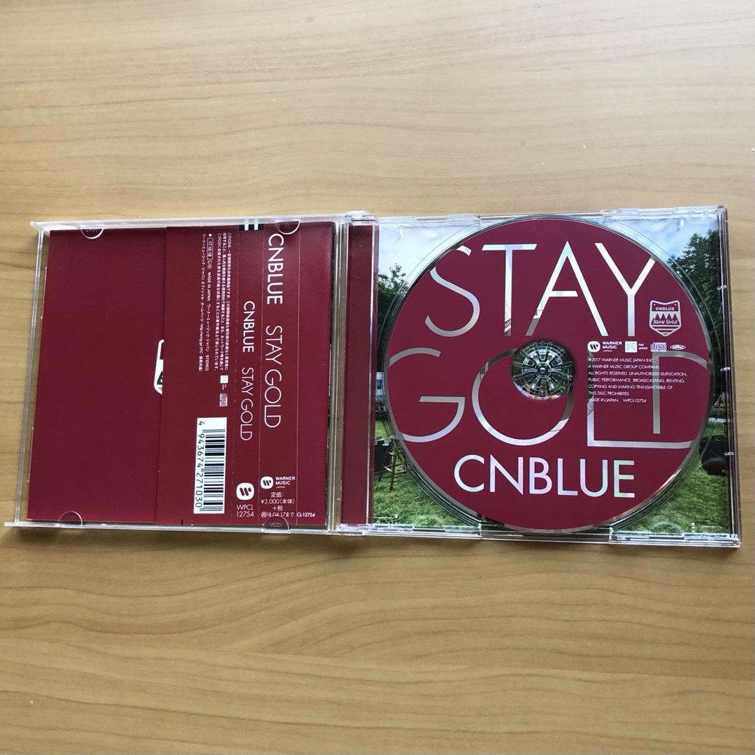 CNBLUE(シーエヌブルー)のCNBLUE 『STAY GOLD』通常盤 CD エンタメ/ホビーのCD(K-POP/アジア)の商品写真