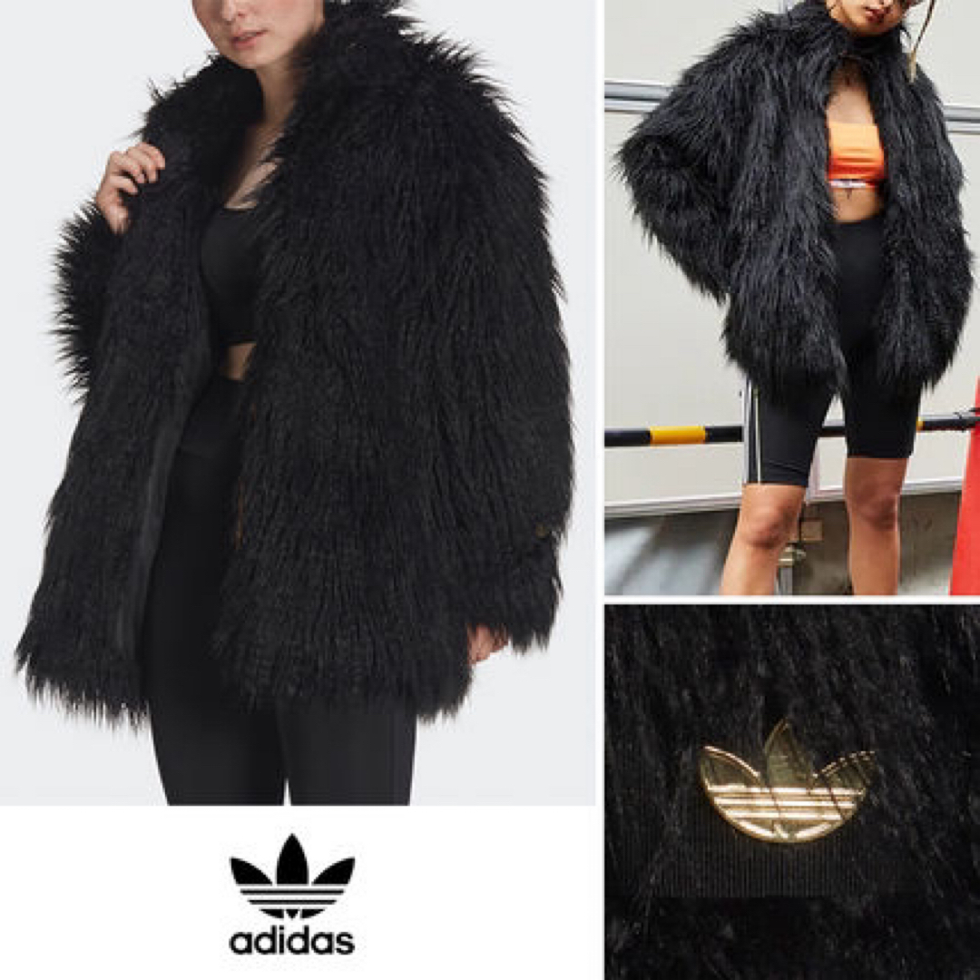 adidas - Mサイズ adidas FUR JACKET ファージャケット HG6678の adidas - Mサイズ adidas FUR JACKET ファージャケット HG6678の